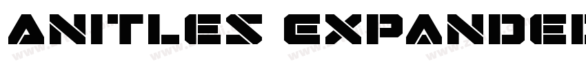 Anitles Expanded字体转换